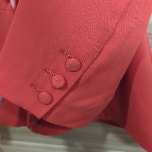 CAbi Womens Jacket 4 Orange #216 Jane Jacket Cropped Lightweight Spring - Picture 4 of 9